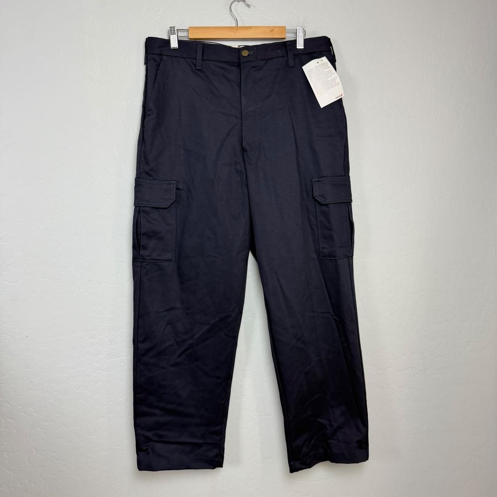 Aramark Steelguard FR Pro Navy Cargo Pants Flame Resistant 36XUF Westex CAT 2